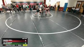 190 lbs Quarterfinal - Colter Krell, Kemmerer vs Ian Backman, Natrona County