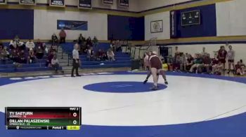 184 lbs Quarters & Wb (16 Team) - Ty Saeturn, Norwich vs Dillan Palaszewski, Springfield