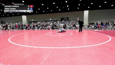 165 lbs Champ. Round 1 - Maxwell Herman, TX vs Emrik Torres, KS
