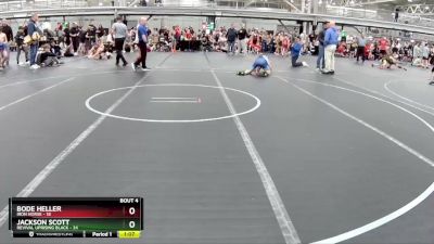 130 lbs Placement (4 Team) - Jackson Scott, Revival Uprising Black vs Bode Heller, Iron Horse