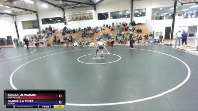 110 lbs 1st Place Match - Gabriella Motz, Albion vs Abigail Alvarado, Manchester