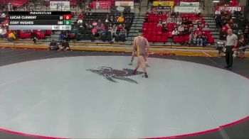 165 lbs Cons. Round 2 - Lucas Clement, Quincy vs Cody Hughes, Central Methodist