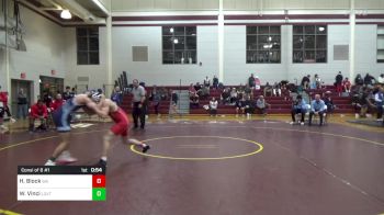 132 lbs Consi Of 8 #1 - Hunter Block, Woodward Academy vs William Vinci, The Lovett School