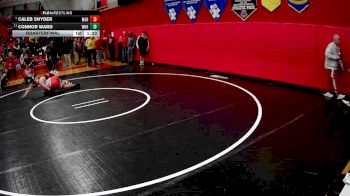 215 lbs Quarterfinal - Caleb Snyder, Meyersdale Area Hs vs Connor Ward, Westmont Hilltop Hs