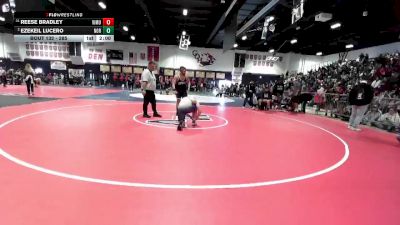 285 lbs Champ. Round 1 - Reese Bradley, Vista Murrieta vs Ezekeil Lucero, Northview