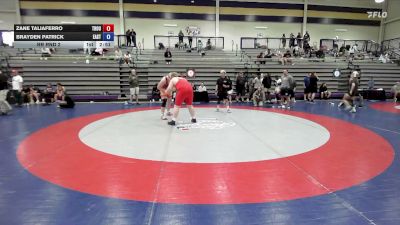285 lbs Rr Rnd 2 - Zane Taliaferro, Troup Wrestling vs Brayden Patrick, East Jackson Takedown Club