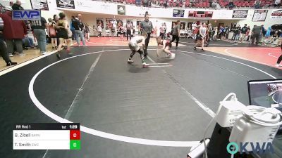 80 lbs Rr Rnd 1 - Braxton Zibell, Barnsdall Youth Wrestling vs Tracker Smith, Salina Wrestling Club