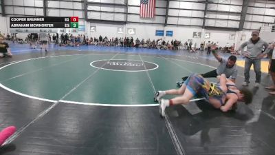 155 lbs Round 3 (6 Team) - Abraham McWhorter, BELIEVE TO ACHEIVE vs Cooper Brunner, NC LEGEND