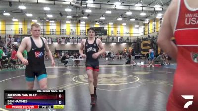 182 lbs Quarterfinal - Jackson Van Kley, Iowa vs Ben Hammes, Iowa