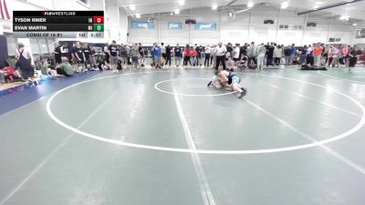 C-132 lbs Consi Of 16 #1 - Tyson Riner, IN vs Evan Martin, MI