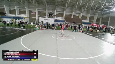 113 lbs Cons. Round 3 - Aaron Beckett, Excalibur Wrestling Club vs Dominic Gortat, Stallions Wrestling Club