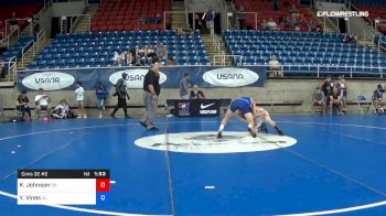 100 lbs Cons 32 #2 - Kyren Johnson, Oregon vs Yanni Vines, Alabama