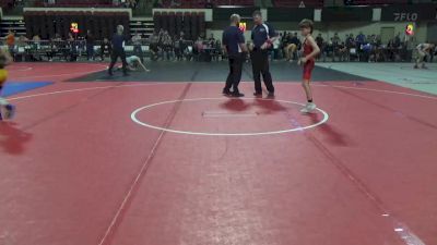 62 lbs 2nd Place Match - Tj Ostle, Fight Club vs Carmine Crisman, North Montana Wrestling Club