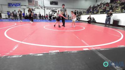 58-62 lbs Rr Rnd 4 - Quinn Horne, Springdale Youth Wrestling vs Riley Keim, Wagoner Takedown Club