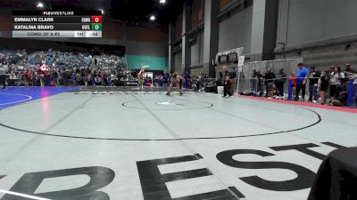 110 lbs Consi Of 8 #2 - Emmalyn Clark, EGWA vs Katalina Bravo, Outlaws Wrestling Club