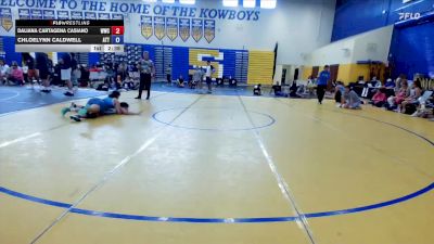 130 lbs Round 5 (6 Team) - Daliana Cartagena Casiano, Wellington WC vs Chloelynn Caldwell, Attack WC