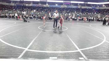 70 lbs Consi Of 8 #2 - Hendrix Seibel, Belleville Little Devils vs Kobe Gordon, Jesup Mat Club