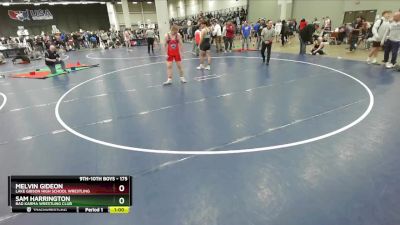 175 lbs Cons. Round 2 - Sam Harrington, Bad Karma Wrestling Club vs Melvin Gideon, Lake Gibson High School Wrestling