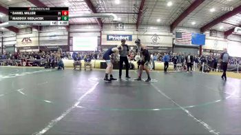 175 lbs 1st Place Match - Daniel Miller, Pahranagat Valley vs Maddox Sedlacek, White Pine
