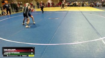 115 lbs Placement (4 Team) - Sam Williams, Watertown-Mayer vs Landon Peterson, Bemidji