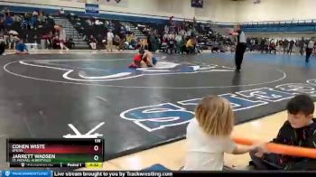 138 lbs Cons. Semi - Jarrett Wadsen, St. Michael-Albertville vs Cohen Wiste, GMLOS