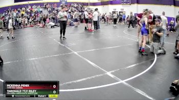 76/80 Semifinal - TaRonald ?tj? Riley, Columbia KnighYouth Wrestling vs McKenna Penix, Cane Bay Cobras