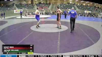 287 lbs Round 2 (4 Team) - Michael Williams, Glide vs Wyatt Reed, Scio