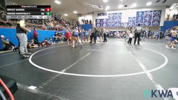 150 lbs Rr Rnd 3 - Ripley Harris, Team Tulsa Wrestling Club vs Kenzie Hartfield 2, OKC Saints Wrestling