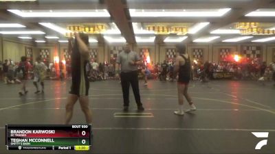 155 lbs Cons. Round 2 - Teghan McConnell, Smitty`s Barn vs Brandon Karwoski, DC Trained