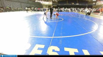 71 lbs Champ. Round 1 - Romeo Vela, Moses Lake Wrestling Club vs Wolf Knopp, Buzzsaw Wrestling Club