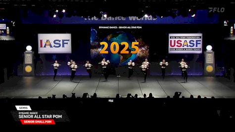 Dynamic Dance - Senior All Star Pom [2025 Senior Small Pom Semis] 2025 The Dance Worlds
