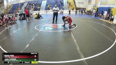 138 lbs Round 5 (8 Team) - Jake Parker, Panhandle Gator Dogs vs Noah Pike, Lake Mary Militia WC