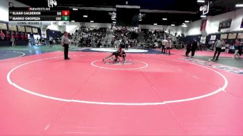 113 lbs Cons. Round 3 - Elijah Calderon, Rancho Verde vs Marko Oropeza, Chaffey
