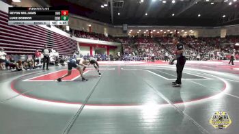 157 lbs Quarterfinals (8 Team) - Reyon Williams, UNION vs Luke Borror, EDMOND NORTH