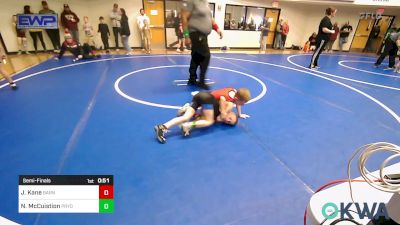 55 lbs Semifinal - Johnny Kane, Barnsdall Youth Wrestling vs Nash McCuistion, Pryor Tigers