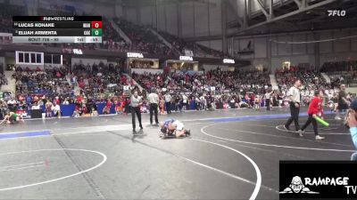 95 lbs Quarterfinal - Lucas Kohake, Manhattan vs Elijah Armenta, Oakley