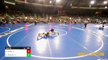 95 lbs Round Of 32 - Elijah Butler, California Grapplers vs Kyler Simons, Moen Wrestling Academy