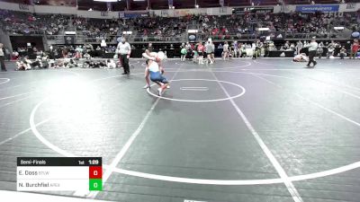 133 lbs Semifinal - Ethan Doss, Stl Warriors vs Nathaniel Burchfiel, Apex