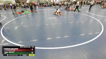 150 lbs Cons. Round 5 - Thomas Belding, La Grande Mat Club vs Tege Kelley, Utah