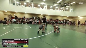 68-73 lbs Round 2 - Aryana Gunderson, Whatcom Wrestling Academy vs Sadie Stringer, Ascend Wrestling Academy