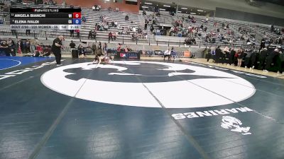U20 Women - 55 lbs Cons. Round 6 - Angela Bianchi, WI vs Elena Ivaldi, CA