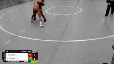 141 lbs Champ. Round 1 - Ramon Salazar, Unattached vs Shiwoko Shiwoko, Waldorf (Iowa)