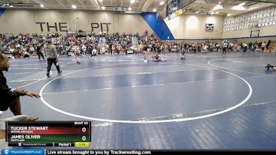 88 lbs Quarterfinal - James Oliver, Westlake vs Tucker Stewart, Wayne Badgers