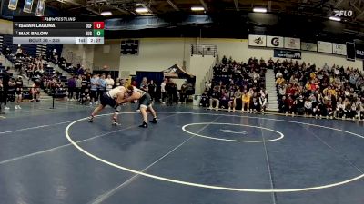 285 lbs Champ. Round 1 - Max Balow, Augustana (SD) vs Isaiah Laguna, Sioux Falls