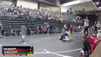 80 lbs Round 5 (6 Team) - Charlie Flanery, Team Texas Blue vs Max Kessinger, Indiana Gold