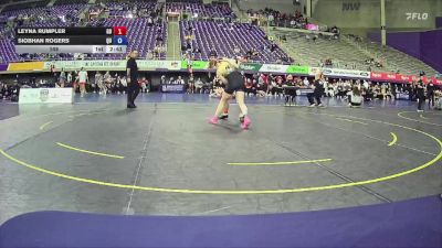 145 lbs Semis (4 Team) - Leyna Rumpler, Gannon University vs Siobhan Rogers, Quincy