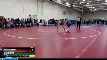 132 lbs Cons. Round 2 - Brayden Ness, Sauk Rapids-Rice vs Sam Drietz, Canby