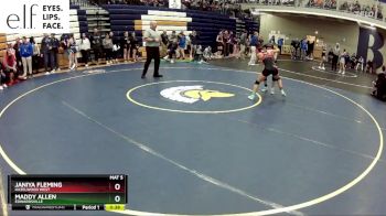 105 lbs. Cons. Round 2 - Maddy Allen, Edwardsville vs Janiya Fleming, Hazelwood West