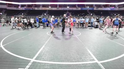 106 lbs 3rd Place - Killian Evans, Mowest Fire Dragons vs Lillian Redus, Rogue Warrior Wrestling