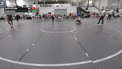 132 lbs Quarterfinals (8 Team) - Owen Boyle, East Coast Time Out vs Darin Witcher, Noke Wrestling RTC